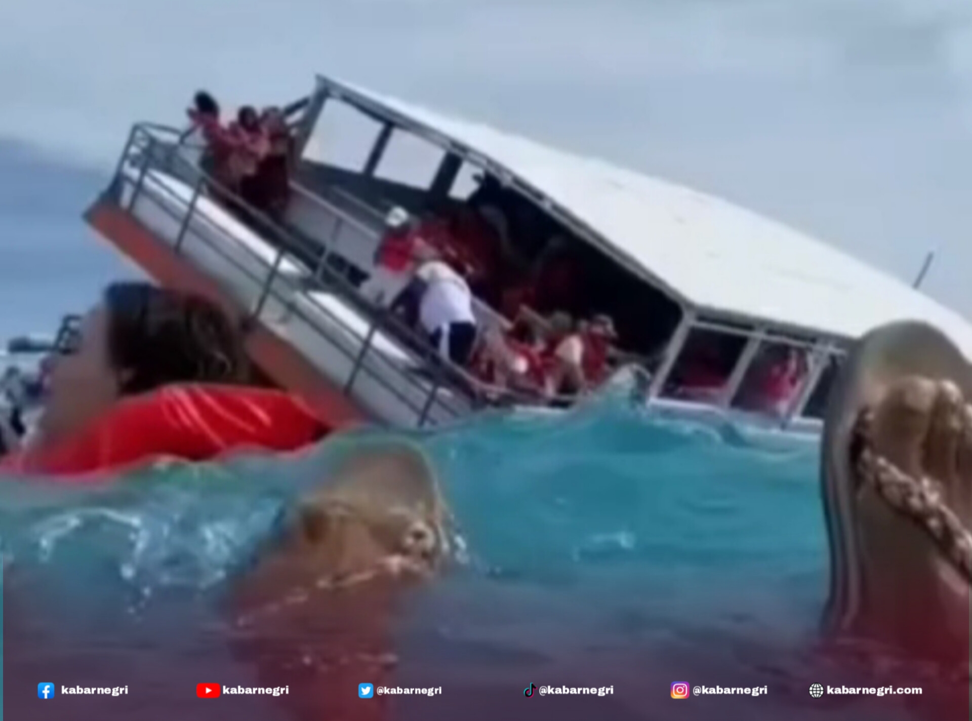 Video Viral Kapal Turis Tenggelam Di Bali Polda Tegaskan Itu Bukan Di Bali 